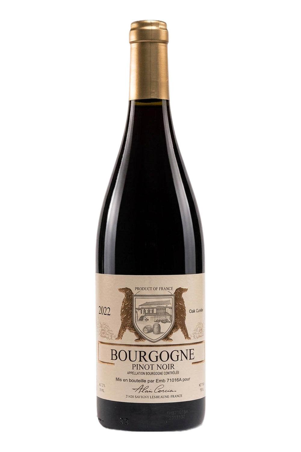 Alain Corcia Bourgogne Pinot Noir