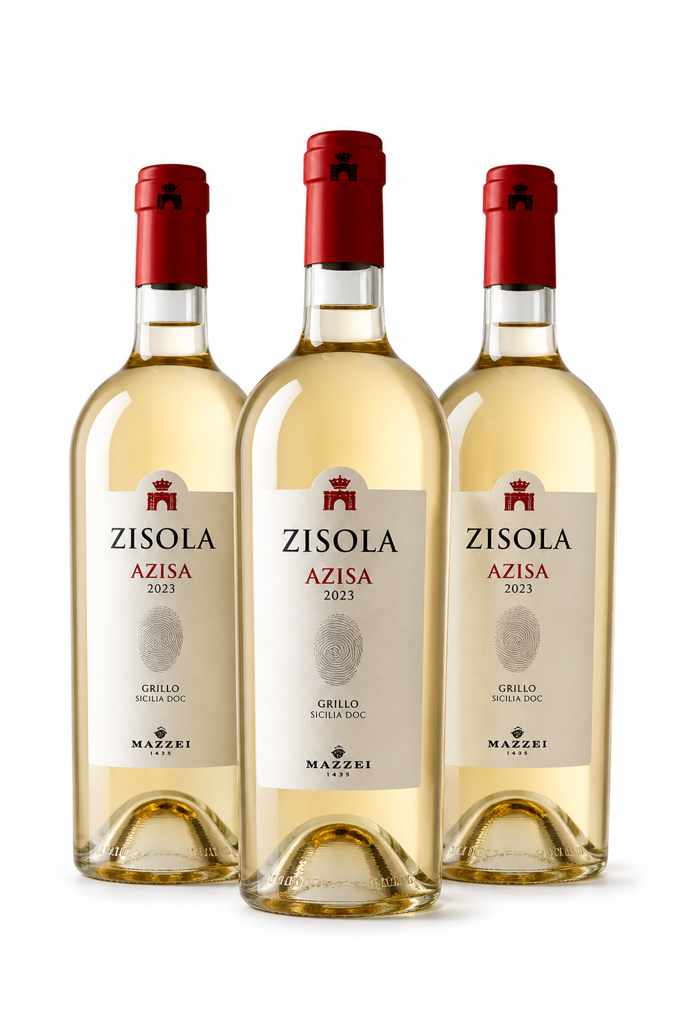 Zisola Azisa Sicilia DOC Mazzei, комплект 3 бутылки